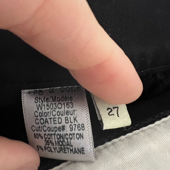 Rag & bone coated skinny jeans - Picture 8 of 11